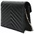 Portafoglio a catena Saint Laurent Cassandre Envelope Nero - vista 4