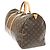 Louis Vuitton Keepall Monogram 50 Marrone - vista 3