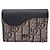 Tarjetero Christian Dior Oblique Saddle Castaño