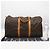 Borsa Boston Louis Vuitton Monogram Keepall 50 Marrone Beige - vista 3