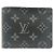 Portafoglio bi-fold Monogram Eclipse Louis Vuitton Marrone Nero
