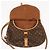 Borsa a tracolla Louis Vuitton Monogram Saumur 35 Marrone Beige - vista 14