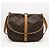 Borsa a tracolla Louis Vuitton Monogram Saumur 35 Marrone Beige - vista 2