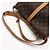 Borsa a tracolla Louis Vuitton Monogram Saumur 35 Marrone Beige - vista 5