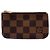Louis Vuitton Damier Key Case Pochette Marrone Beige