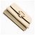 Bulgari Bvlgari Beige Tri-fold Ledergeldbörse - Ansicht 6