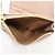 Billetera bi-fold Prada Saffiano Triangle Beige - vista 12