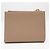 Billetera bi-fold Prada Saffiano Triangle Beige - vista 2