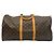 Borsa Boston Louis Vuitton Monogram Keepall 55 Marrone Beige