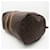 Borsa Boston Keepall 55 Monogram Louis Vuitton Marrone Beige - vista 7