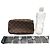 Borsa a tracolla Louis Vuitton Damier Geronimos N51994 Marrone Beige - vista 3