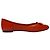 Ballerine Tory Charm Tory Burch in pelle rossa Rosso