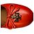 Ballerine Tory Charm Tory Burch in pelle rossa Rosso - vista 11