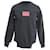 Givenchy Sweatshirt mit distressed Logo-Patch aus schwarzer Baumwolle Python drucken  - Ansicht 1