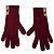 Guanti, sciarpa e berretto Burberry in cashmere rosso - vista 2