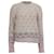 LoveShackFancy Pullover mit Blumenstickerei Multicolor Alpaca Wool Mehrfarben