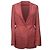 Theory Drawstring Blazer in Pink Wool