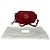 Picca borsa a tracolla Gucci Marmont matelassé in pelle rossa Rosso - vista 13