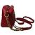 Picca borsa a tracolla Gucci Marmont matelassé in pelle rossa Rosso - vista 4