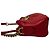 Picca borsa a tracolla Gucci Marmont matelassé in pelle rossa Rosso - vista 5