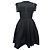 Vestido Sandro Lidwine con ribete de encaje en algodón negro