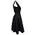 Vestido Sandro Lidwine con ribete de encaje en algodón negro - vista 2