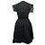 Vestido Sandro Lidwine con ribete de encaje en algodón negro - vista 4