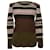 Autre Marque McQ Fair Isle Pullover aus brauner Wolle