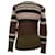 Autre Marque McQ Fair Isle Pullover aus brauner Wolle - Ansicht 3