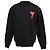 Ami Crewneck-Sweatshirt mit Logo aus schwarzer Baumwolle