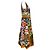Abito midi Dolce & Gabbana con stampa Majolica in cotone multicolore - vista 2