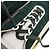 Baskets Prada Milano 70 en daim vert - vue 14