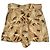 Shorts com cinto e estampa de folhas Zimmermann Super Eight em linho bege - vista 3
