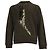 Louis Vuitton Sweatshirt mit Grafikprint aus olivefarbener Baumwolle Grün Olivgrün