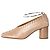 Ballerine Jil Sander in pelle nude Marrone Carne - vista 2