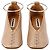 Ballerine Jil Sander in pelle nude Marrone Carne - vista 4