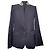 Stella Mc Cartney Stella McCartney Einknopf-Blazer mit umgeklapptem Kragen aus dunkelblauer Wolle Marineblau