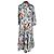 Abito camicia midi stampato Erdem Vacation Patmos in cotone multicolore - vista 3
