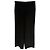 Pantalones de pierna recta The Row en seda negra Negro
