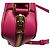 Bolsa Camera acolchoada Tom Ford em couro rosa - vista 9