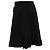 Falda midi de algodón negro con parche de goma Prada - vista 3
