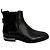 Stivaletti Chelsea Balmain Pete in pelle di vitello nera Nero