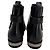 Stivaletti Chelsea Balmain Pete in pelle di vitello nera Nero - vista 3