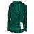 Blazer cruzado MSGM de algodón verde con estampado de pata de gallo
