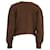 Loveshackfancy Leni bestickter Pullover aus braunem Nylon Rot - Ansicht 4