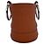 Borsa a secchiello Simon Miller Bonsai in pelle marrone Rosso - vista 5