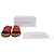 Mules See by Chloé Essie Slide in pelle rossa Rosso - vista 6