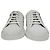 Sneaker basse in pelle bianca con stampa logo Fendi Bianco - vista 2