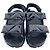 Prada gesteppte Slingback-Sport-Sandalen aus schwarzem Lackleder - Ansicht 4