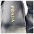 Prada gesteppte Slingback-Sport-Sandalen aus schwarzem Lackleder - Ansicht 9